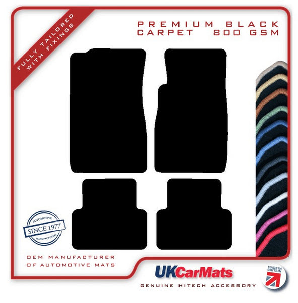 Cadillac CTS 2003-2007 Black Premium Carpet Tailored Car Mats HITECH