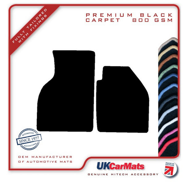 Fiat X-19 1974-1988 Black Premium Carpet Tailored Car Mats HITECH