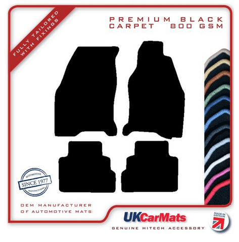 Ford Cougar 1998-2002 Black Premium Carpet Tailored Car Mats HITECH