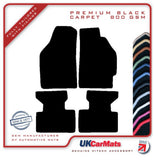 Fiat Punto 1999-2006 Black Premium Carpet Tailored Car Mats HITECH