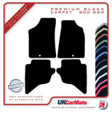 Ford Ranger 1999-2005 Black Premium Carpet Tailored Car Mats HITECH