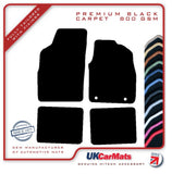 Fiat Panda 2003-2012 Black Premium Carpet Tailored Car Mats HITECH