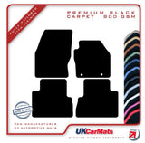 Ford C-Max 2010-2019 Black Premium Carpet Tailored Car Mats HITECH