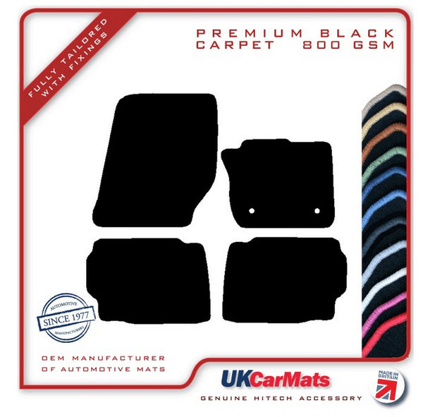 Ford Mondeo 2014 onwards Black Premium Carpet Tailored Car Mats HITECH
