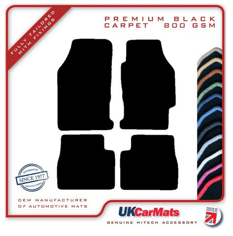 Honda Legend 1991-1995 Black Premium Carpet Tailored Car Mats HITECH