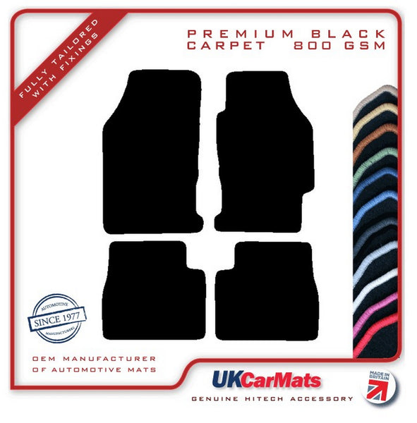 Honda Legend 1991-1995 Black Premium Carpet Tailored Car Mats HITECH