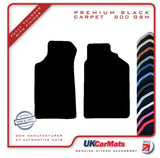 Honda Beat 1991-1996 Black Premium Carpet Tailored Car Mats HITECH