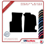 Honda CRX Inc Trans Top 1992-1996 Black Premium Carpet Tailored Car Mats HITECH
