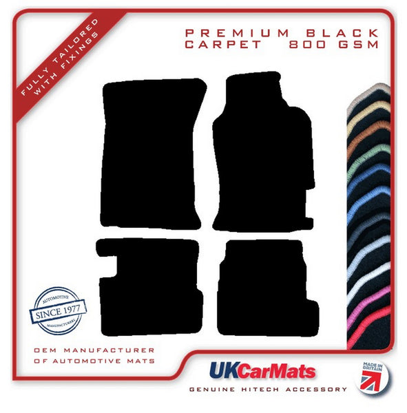 Honda Legend Coupe 1991-1994 Black Premium Carpet Tailored Car Mats HITECH