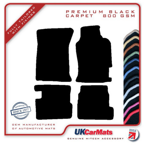 Honda Legend Coupe 1991-1994 Black Premium Carpet Tailored Car Mats HITECH