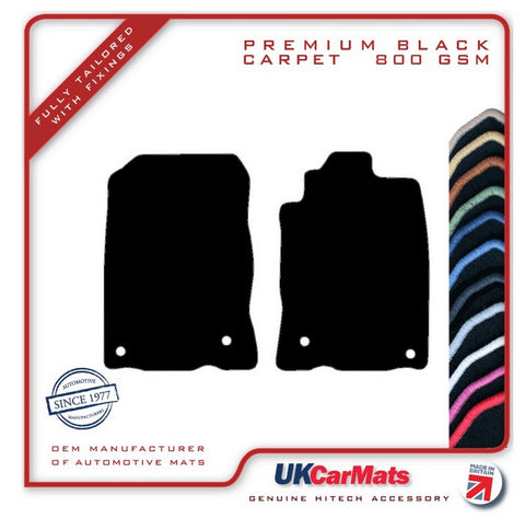 Honda CR-Z 2010-2016 Black Premium Carpet Tailored Car Mats HITECH