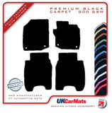 Honda Civic 5dr Petrol 2012-2015 Black Premium Carpet Tailored Car Mats HITECH