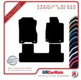 Honda CR-V 2012-2016 Black Premium Carpet Tailored Car Mats HITECH