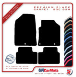 Hyundai i30 2017 onwards Black Premium Carpet Tailored Car Mats HITECH