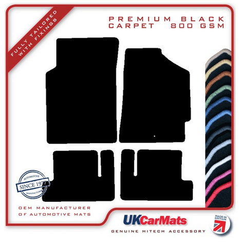 Honda CRX JDM 1987-1992 Black Premium Carpet Tailored Car Mats HITECH