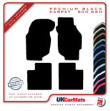 Honda Concerto 1989-1995 Black Premium Carpet Tailored Car Mats HITECH