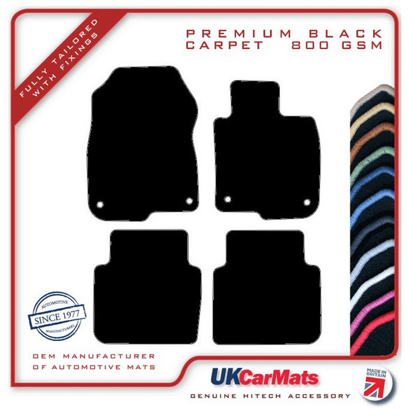 Honda CR-V 2017-2023 Black Premium Carpet Tailored Car Mats HITECH