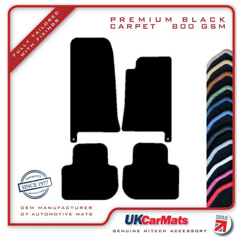 Jaguar XJ Series (X300) 1994-2003 Black Premium Carpet Tailored Car Mats HITECH