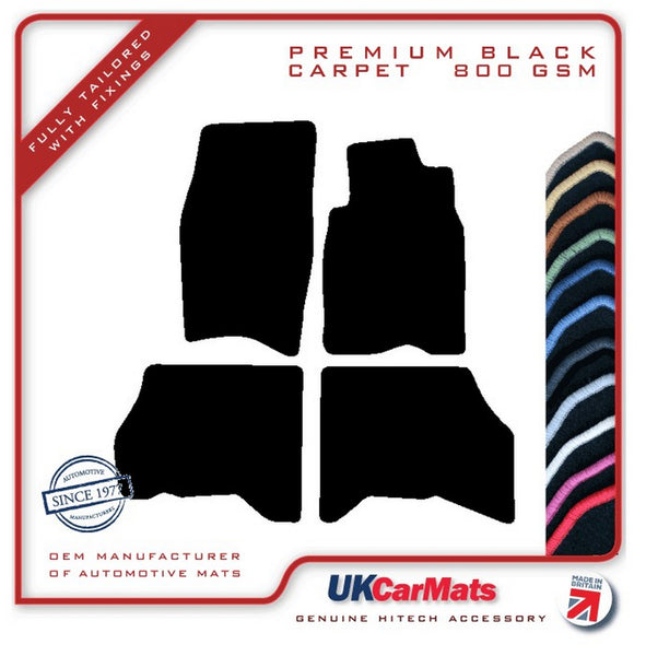 Jeep Grand Cherokee 1993-1998 Black Premium Carpet Tailored Car Mats HITECH