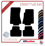 Jaguar XJ Series (X350) 2003-2009 Black Premium Carpet Tailored Car Mats HITECH