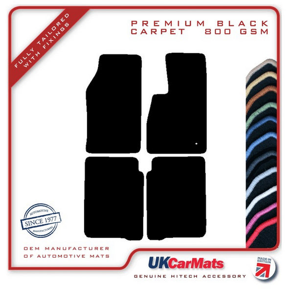 Jeep Grand Cherokee 2005-2010 Black Premium Carpet Tailored Car Mats HITECH