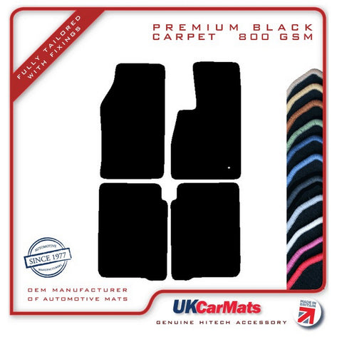 Jeep Grand Cherokee 2005-2010 Black Premium Carpet Tailored Car Mats HITECH