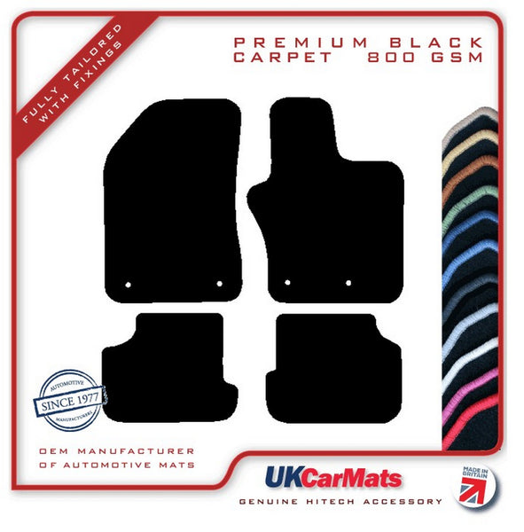 Jeep Renegade 2014 onwards Black Premium Carpet Tailored Car Mats HITECH