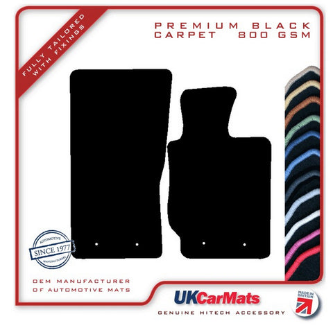 Jaguar F-Type SVR 2016 onwards Black Premium Carpet Tailored Car Mats HITECH