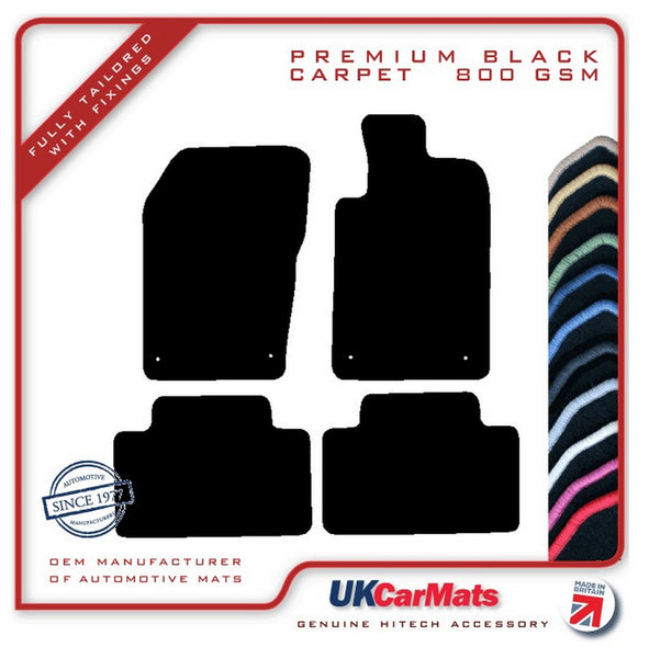 Jeep Grand Cherokee 2013-2021 Black Premium Carpet Tailored Car Mats HITECH