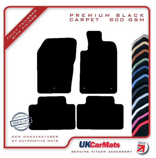 Jeep Grand Cherokee 2011-2013 Black Premium Carpet Tailored Car Mats HITECH