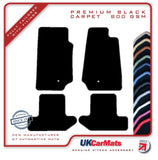 Jeep Wrangler 2Dr (JK) 2007-2017 Black Premium Carpet Tailored Car Mats HITECH