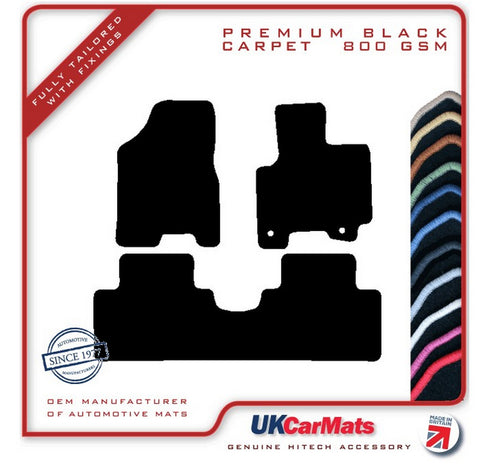 Kia Sportage 2005-2010 Black Premium Carpet Tailored Car Mats HITECH