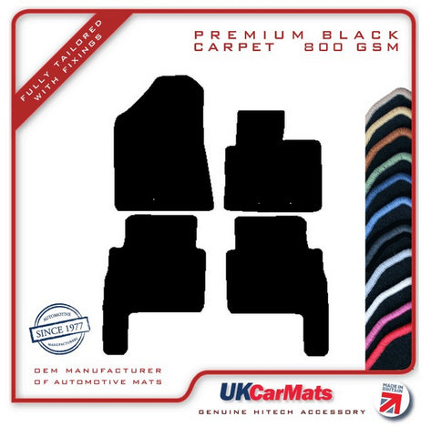 Kia Sorento 2013-2015 Black Premium Carpet Tailored Car Mats HITECH