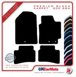 Kia Rio 2018 onwards Black Premium Carpet Tailored Car Mats HITECH