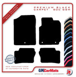 Kia Picanto 2017-2024 Black Premium Carpet Tailored Car Mats HITECH