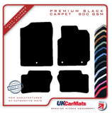 Kia Picanto 2017-2024 Black Premium Carpet Tailored Car Mats HITECH