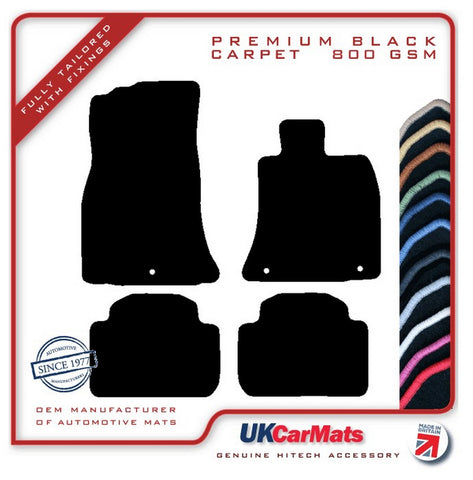 Kia Stinger 2018 onwards Black Premium Carpet Tailored Car Mats HITECH