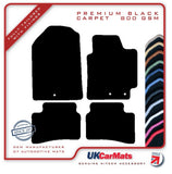 Kia Stonic 2017 onwards Black Premium Carpet Tailored Car Mats HITECH