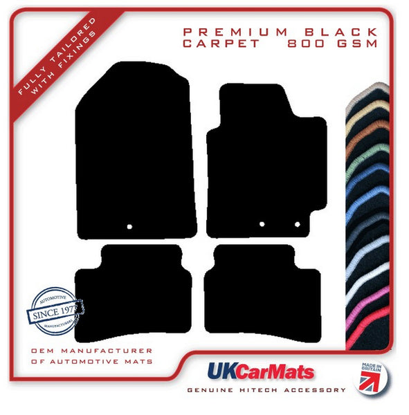 Kia Stonic 2017 onwards Black Premium Carpet Tailored Car Mats HITECH