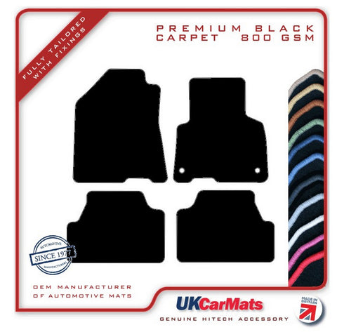 Kia Soul EV 2020 onwards Black Premium Carpet Tailored Car Mats HITECH