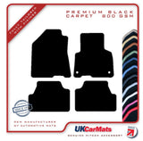 Kia Soul EV 2020 onwards Black Premium Carpet Tailored Car Mats HITECH