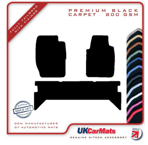 Land Rover Discovery 1989-1997 Black Premium Carpet Tailored Car Mats HITECH