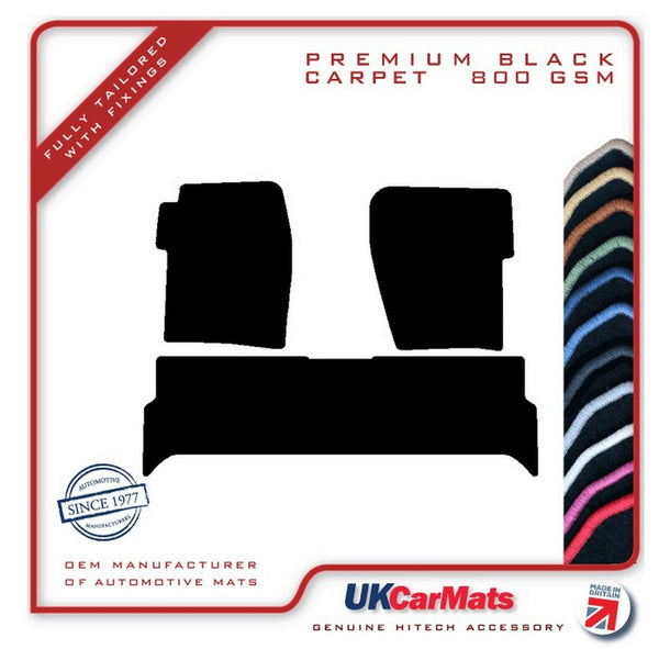 Land Rover Discovery 1998-2004 Black Premium Carpet Tailored Car Mats HITECH