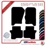 Land Rover Discovery 4 (Fixings Fronts Only) 2009-2016 Black Premium Carpet Tailored Car Mats HITECH