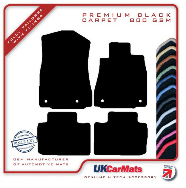 Lexus IS 300H 2013 onwards Black Premium Carpet Tailored Car Mats HITECH