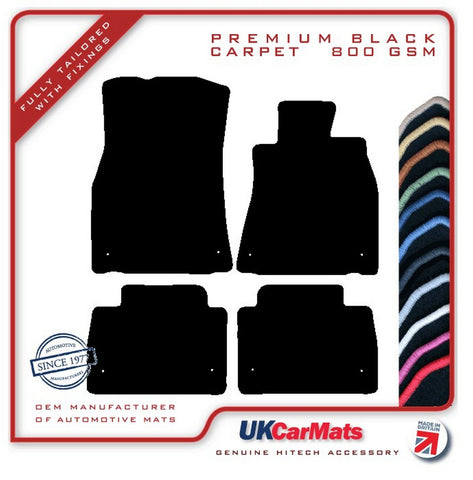 Lexus LS 460 2007 onwards Black Premium Carpet Tailored Car Mats HITECH