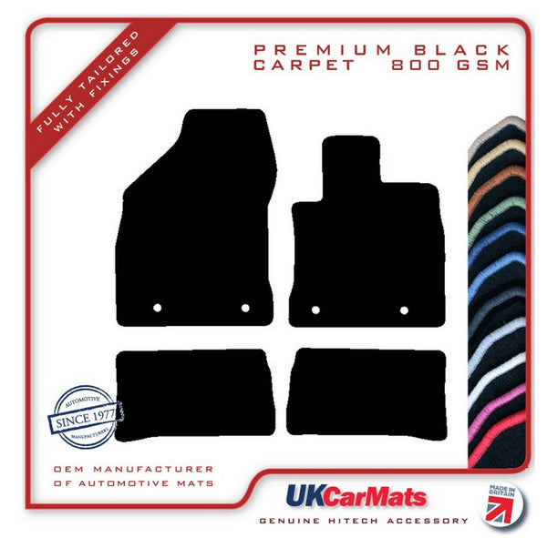 Lexus CT200H 2014 onwards Black Premium Carpet Tailored Car Mats HITECH