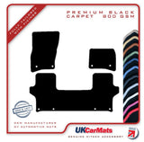 Land Rover Defender L663 90 3Dr 2020 onwards Black Premium Carpet Tailored Car Mats HITECH