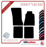 Mercedes SL (W107) 2 Seater 1983-1989 Black Premium Carpet Tailored Car Mats HITECH