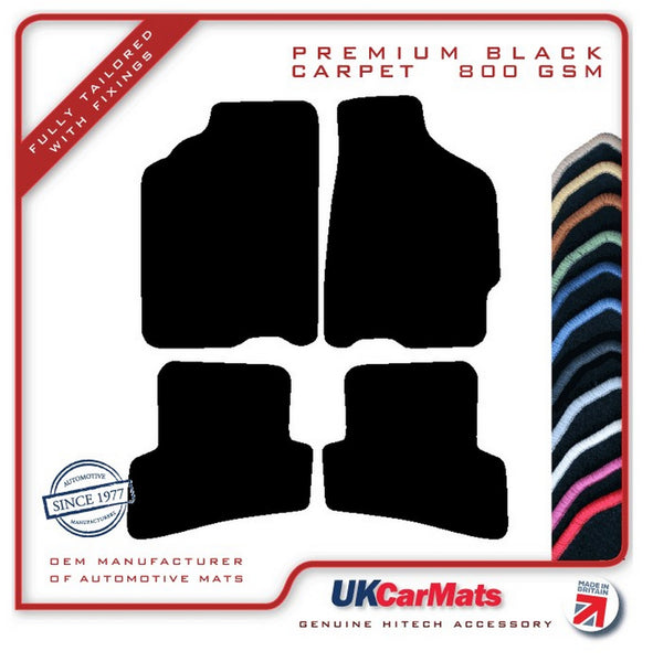 Mazda MX6 1992-1998 Black Premium Carpet Tailored Car Mats HITECH